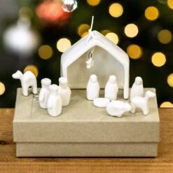 East Of India Porcelain Nativity Set -Yankee Candle Sales 1548 east of india porcelain nativity set 2