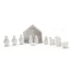 East Of India Porcelain Nativity Set