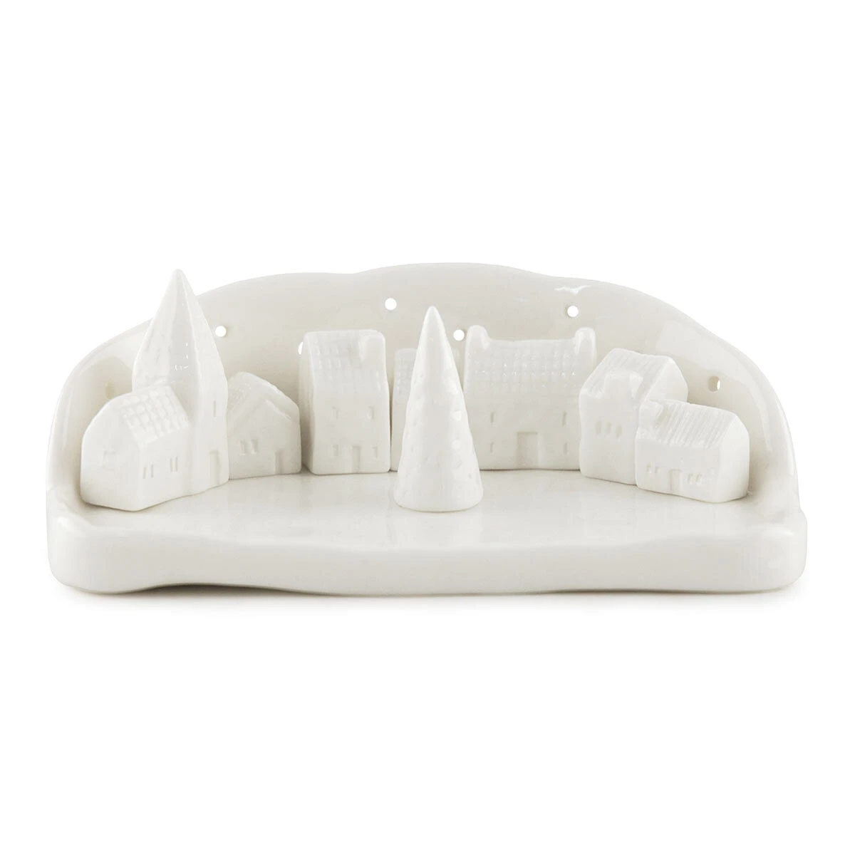 East Of India Porcelain Christmas Village 2 East Of India Porcelain Christmas Village - Image 2