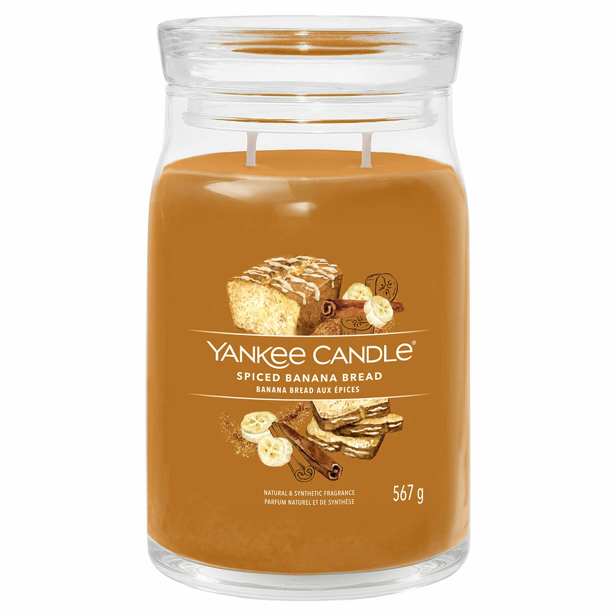 Yankee Candle Spiced Banana Bread Signature Large Jar Candle 1 Yankee Candle Spiced Banana Bread Signature Large Jar Candle
