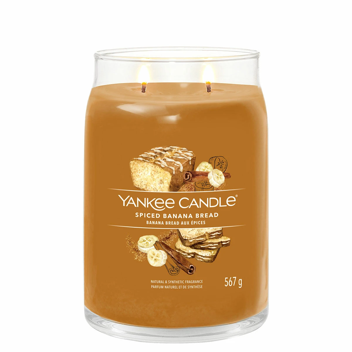 Yankee Candle Spiced Banana Bread Signature Large Jar Candle 2 Yankee Candle Spiced Banana Bread Signature Large Jar Candle - Image 2