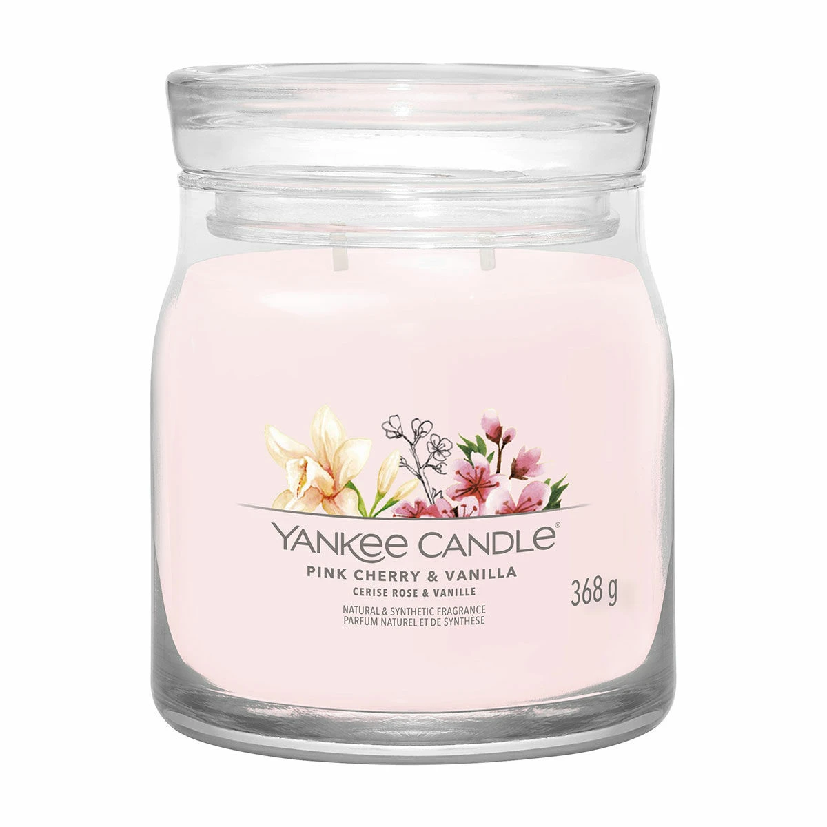 Yankee Candle Pink Cherry & Vanilla Signature Medium Jar Candle 1 Yankee Candle Pink Cherry & Vanilla Signature Medium Jar Candle