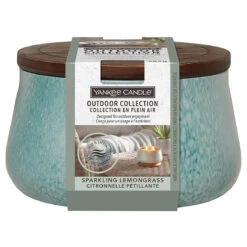Yankee Candle Sparkling Lemongrass Medium Outdoor Candle