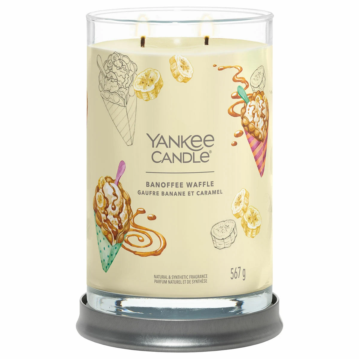 Yankee Candle Banoffee Waffle Signature Large Tumbler Candle 2 Yankee Candle Banoffee Waffle Signature Large Tumbler Candle - Image 2