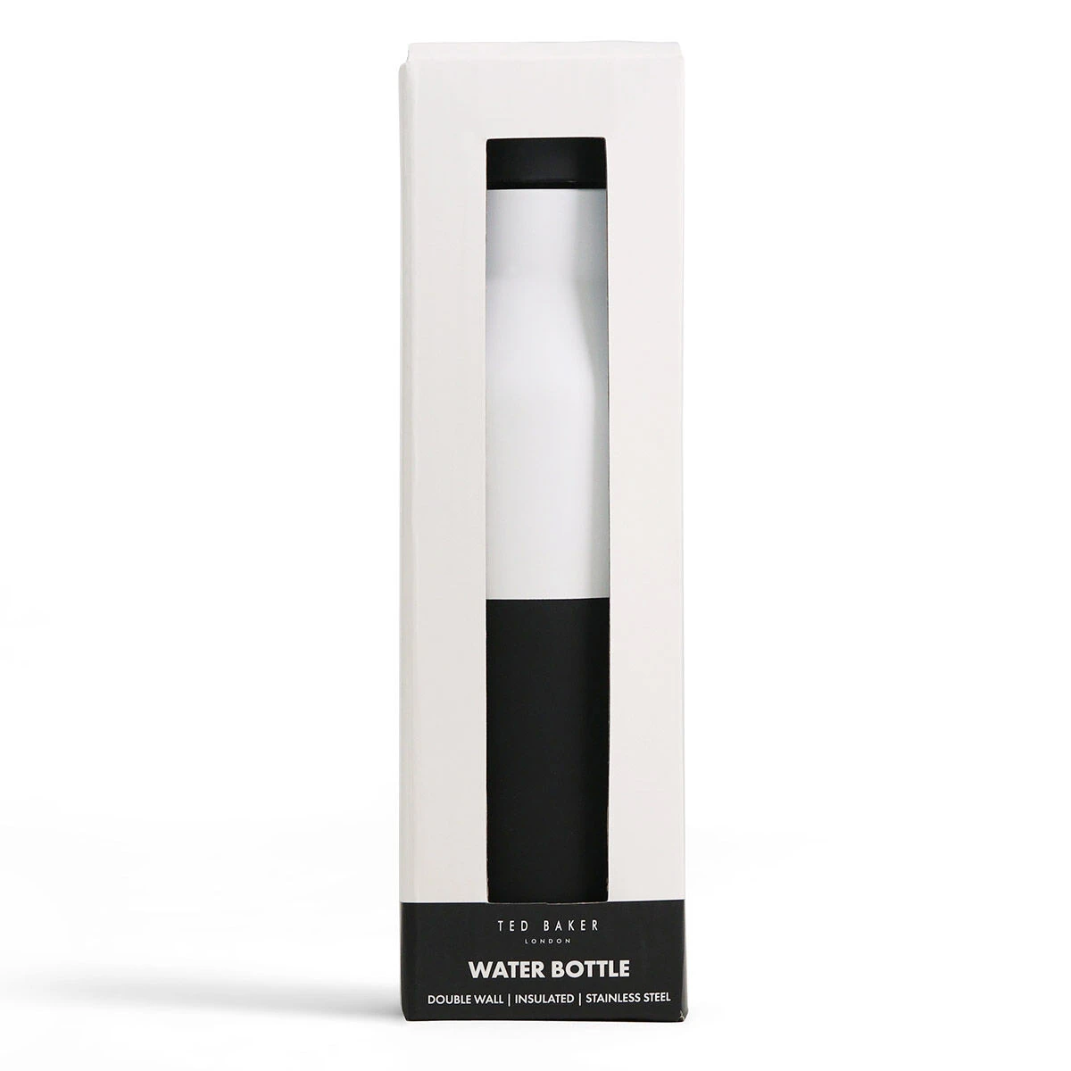 Ted Baker MAEVIEE Two Tone Black & White Water Bottle 2 Ted Baker MAEVIEE Two Tone Black & White Water Bottle - Image 2