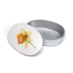 Tilnar Art Daffodil Trinket Box