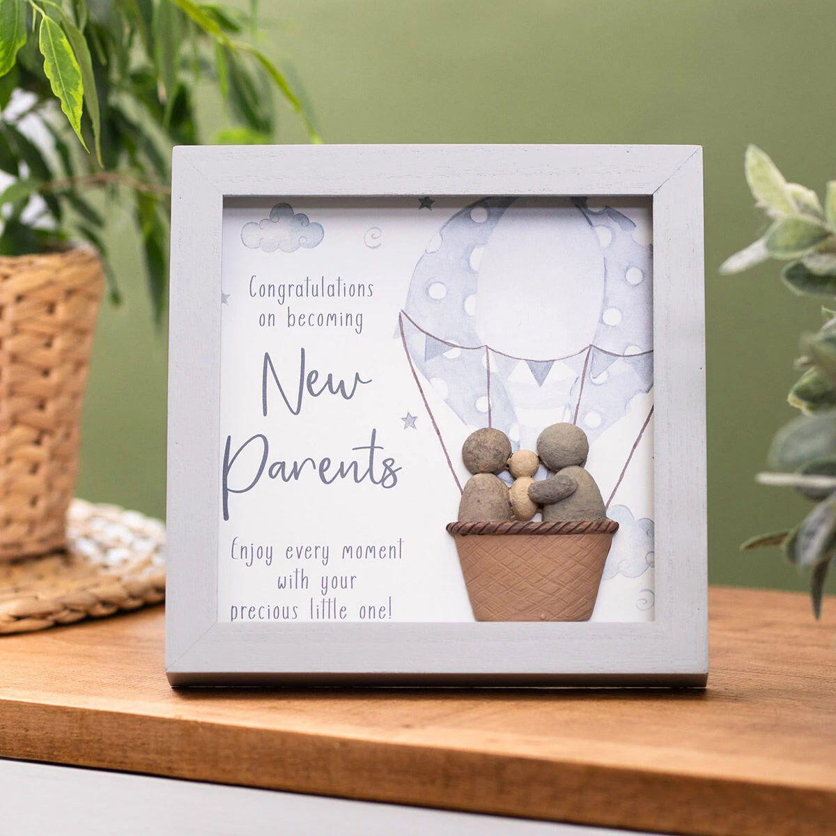 Langs ‘New Parents’ Pebble Wooden Plaque 1 Langs ‘New Parents’ Pebble Wooden Plaque