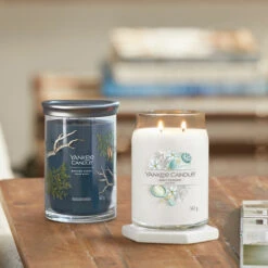 Yankee Candle Baby Powder Signature Large Jar Candle 7 Yankee Candle Baby Powder Signature Large Jar Candle -Yankee Candle Sales bayside cedar baby powder signature collection lifestyle 1