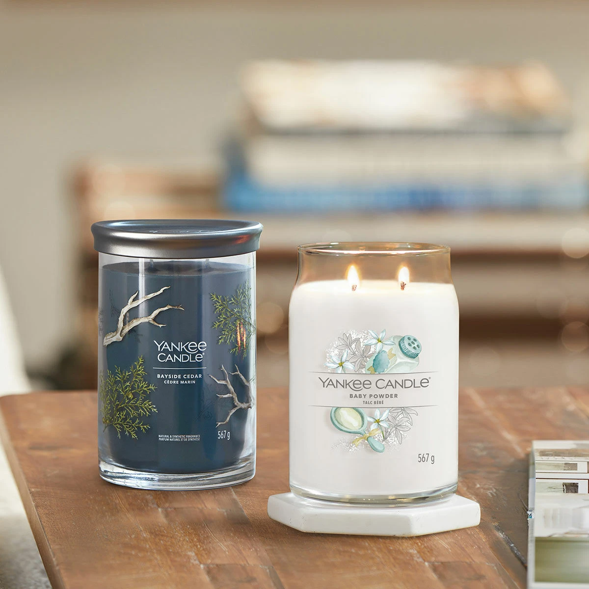 Yankee Candle Baby Powder Signature Large Jar Candle 4 Yankee Candle Baby Powder Signature Large Jar Candle - Image 4