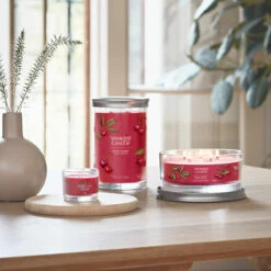 Yankee Candle Black Cherry Signature Large Tumbler Candle 9 Yankee Candle Black Cherry Signature Large Tumbler Candle -Yankee Candle Sales black cherry signature collection lifestyle 1 1