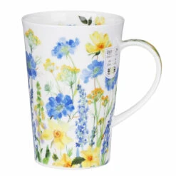 Dunoon Cottage Border Blue Shetland Tea Infuser Set -Yankee Candle Sales dunoon sh cotb bl cottage border blue shetland tea infuser set 02 copy