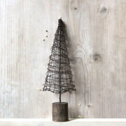 East Of India Rusty Wire Cone Christmas Tree -Yankee Candle Sales east of india 7298 rusty wire cone christmas large trees