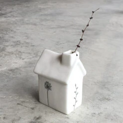 East Of India Small House Flower Vase 9 East Of India Small House Flower Vase -Yankee Candle Sales east of india eoi 5770 small house flower vase 2