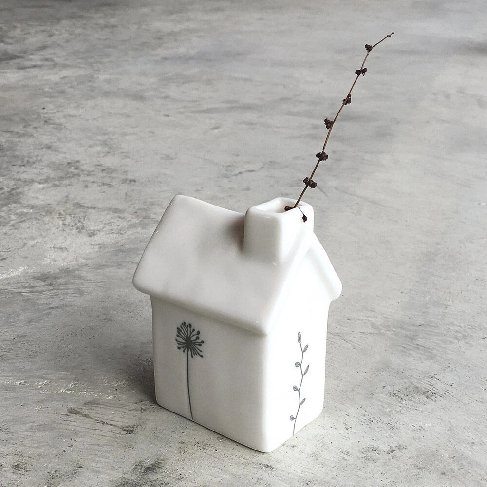 East Of India Small House Flower Vase 3 East Of India Small House Flower Vase - Image 3