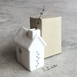 East Of India Small House Flower Vase 10 East Of India Small House Flower Vase -Yankee Candle Sales east of india eoi 5770 small house flower vase 3