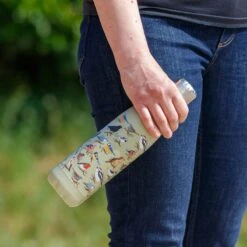 Eco Chic Green Wild Birds 500ml Thermal Drinks Bottle -Yankee Candle Sales eco chic thermal bottle lifestyle 2