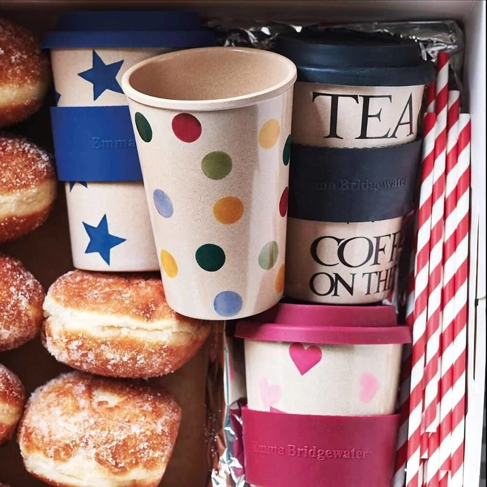 Emma Bridgewater Black Toast Rice Husk Travel Cup 4 Emma Bridgewater Black Toast Rice Husk Travel Cup - Image 4