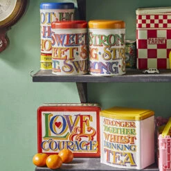 Emma Bridgewater Brighter World Set Of Three Round Caddies -Yankee Candle Sales emma bridgewater brighter world collection
