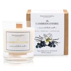 Home County Candle Co. The Cambridgeshire - Cassis & Black Vanilla Soy Candle