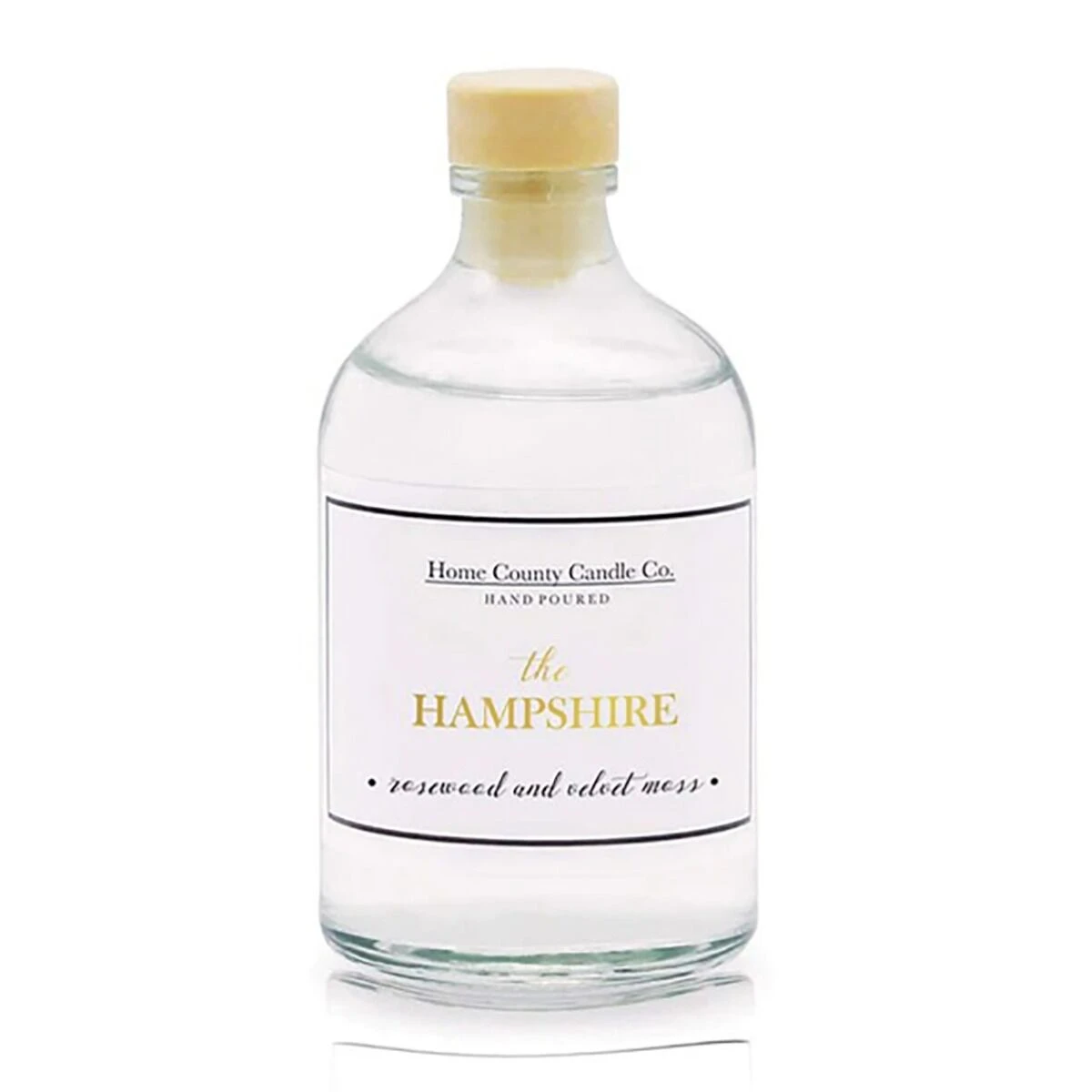 Home County Candle Co. The Hampshire - Rosewood & Velvet Moss 100ml Reed Diffuser Refill 1 Home County Candle Co. The Hampshire - Rosewood & Velvet Moss 100ml Reed Diffuser Refill
