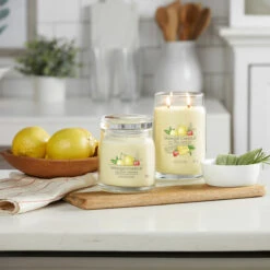 Yankee Candle Iced Berry Lemonade Signature Medium Jar Candle -Yankee Candle Sales iced berry lemonade signature collection lifestyle 1 1