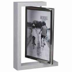 Shudehill Grey Wood Look 5x7 Rotating Portrait Photo Frame -Yankee Candle Sales joe davies 332251 shudehill grey wood look 5x7 portrait photo frame 3
