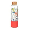 Joules Floral Print Glass Water Bottle