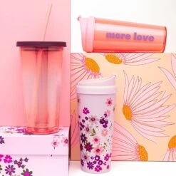 Kate Spade New York Pacific Petals Thermal Mug -Yankee Candle Sales kate spade mugs and tumbler lifestyle