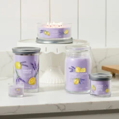 Yankee Candle Lemon Lavender Signature Multi-Wick Tumbler Candle -Yankee Candle Sales lemon lavender signature collection lifestyle 1