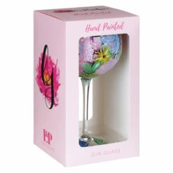 Lynsey Johnstone Hand Painted Alliums & Bees Gin Glass 8 Lynsey Johnstone Hand Painted Alliums & Bees Gin Glass -Yankee Candle Sales lesser pavey lp49749 lynsey johnstone alliums bees gin glass 3