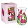 Lynsey Johnstone Hand Painted Pink Tulips Posy Vase