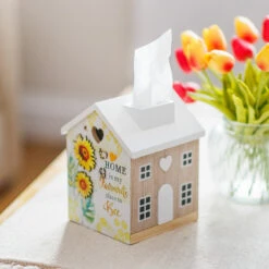 Bee Happy Tissue Box -Yankee Candle Sales lesser pavey lp49798 bee happy tissue box lifestyle 3