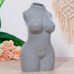 Desire Grey Body Torso Vase 10 Desire Grey Body Torso Vase -Yankee Candle Sales lesser and pavey lp48226 grey body torso vase lifestyle