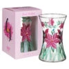 Lynsey Johnstone Hand Painted Lily Hourglass Vase