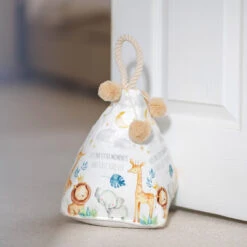 Little Moments Safari Fabric Doorstop -Yankee Candle Sales lesser and pavey lp49354 little moments safari fabric doorstop lifestyle2