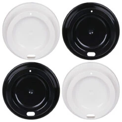 Kate Spade New York Black & White Stripe/Dot Set Of Four Travel Cups 9 Kate Spade New York Black & White Stripe/Dot Set Of Four Travel Cups -Yankee Candle Sales lifeguard press 217049 kate spade travel cup set 3