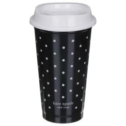 Kate Spade New York Black & White Stripe/Dot Set Of Four Travel Cups 10 Kate Spade New York Black & White Stripe/Dot Set Of Four Travel Cups -Yankee Candle Sales lifeguard press 217049 kate spade travel cup set 4