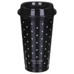 Kate Spade New York Black & White Stripe/Dot Set Of Four Travel Cups 12 Kate Spade New York Black & White Stripe/Dot Set Of Four Travel Cups -Yankee Candle Sales lifeguard press 217049 kate spade travel cup set 6