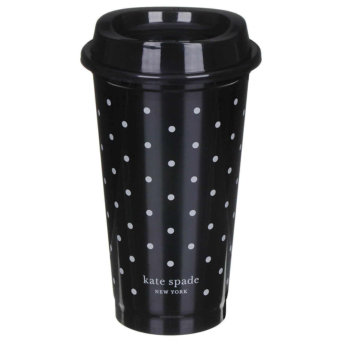 Kate Spade New York Black & White Stripe/Dot Set Of Four Travel Cups 6 Kate Spade New York Black & White Stripe/Dot Set Of Four Travel Cups - Image 6