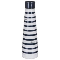 Kate Spade New York Navy Stripe Stainless Steel Water Bottle -Yankee Candle Sales lifeguard press 222741 kate spade navy stripe stainless steel water bottle 3