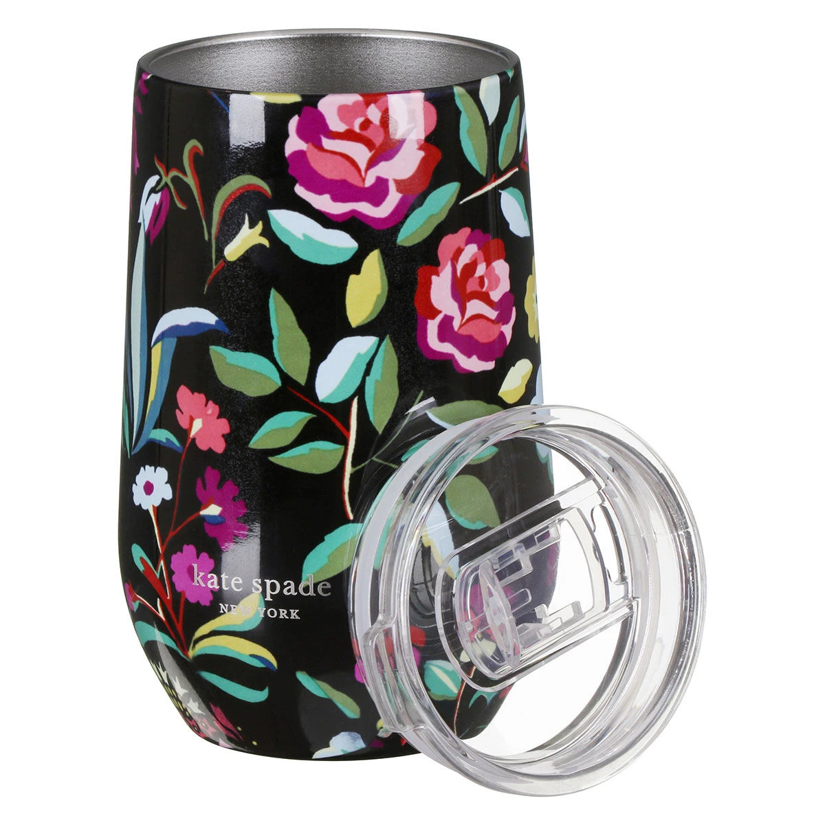 Kate Spade New York Autumn Floral Stainless Steel Wine Tumbler 2 Kate Spade New York Autumn Floral Stainless Steel Wine Tumbler - Image 2