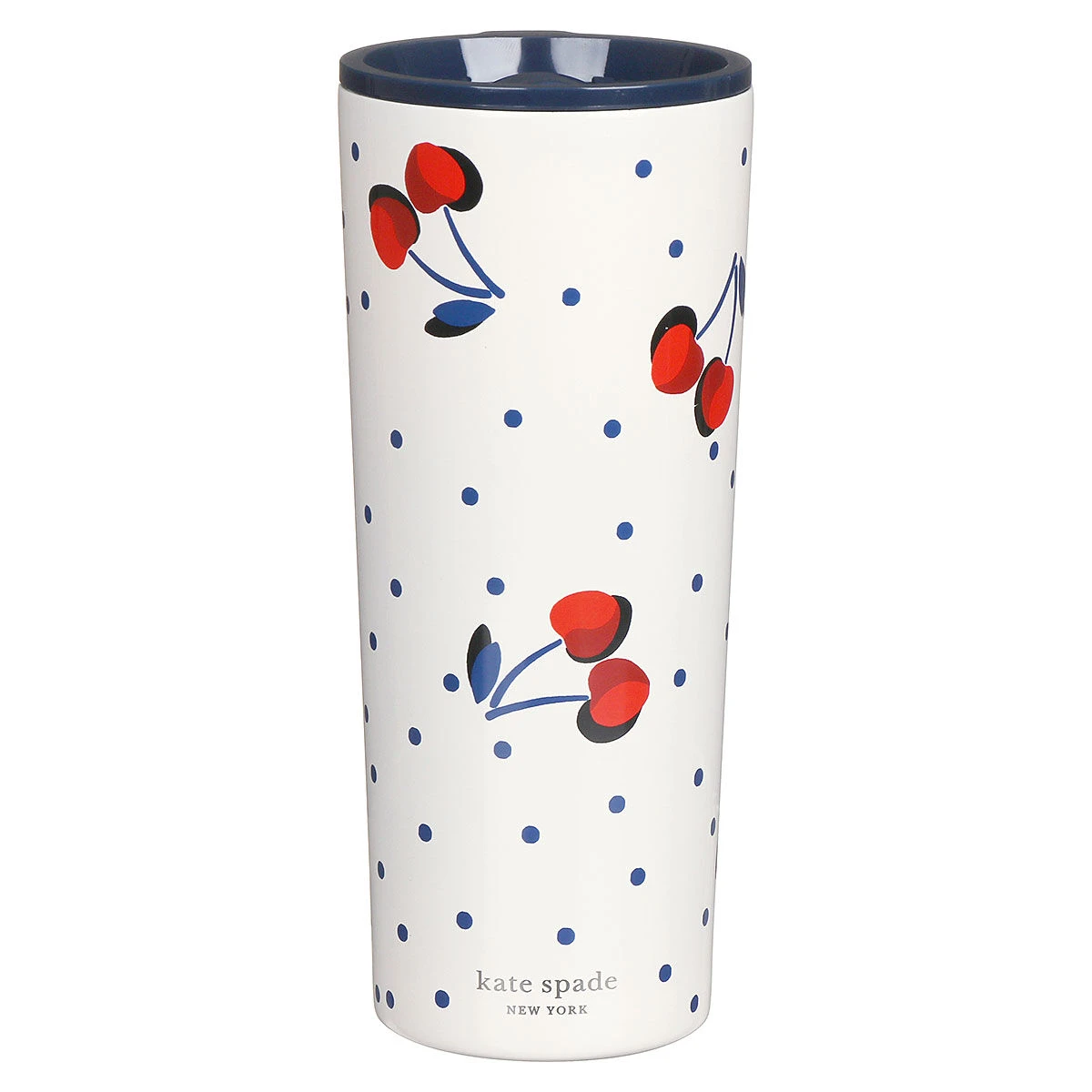 Kate Spade New York Vintage Cherry Dot Stainless Steel Tumbler 1 Kate Spade New York Vintage Cherry Dot Stainless Steel Tumbler