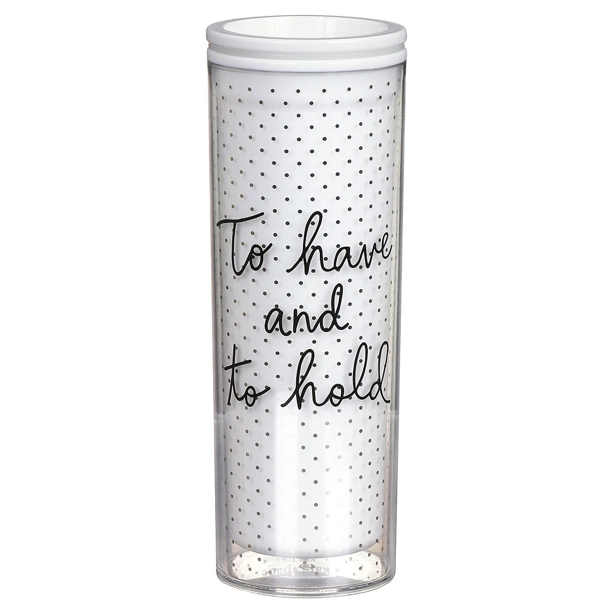 Kate Spade New York ‘To Have & To Hold’ Acrylic Thermal Mug 1 Kate Spade New York ‘To Have & To Hold’ Acrylic Thermal Mug