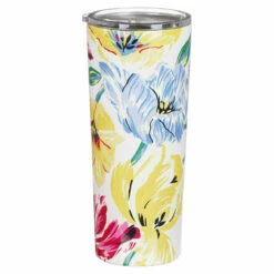 Kate Spade New York Painted Tulips Stainless Steel Tumbler 7 Kate Spade New York Painted Tulips Stainless Steel Tumbler -Yankee Candle Sales lifeguard press 235735 kate spade painted tulips tumbler 3