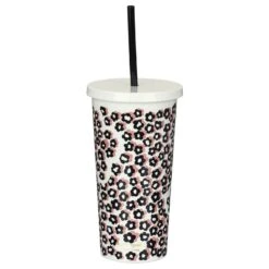 Kate Spade New York Flair Flora Tumbler With Straw