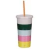 Kate Spade New York Stripe Tumbler With Straw