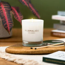 Marmalade Of London Prosecco & Juniper 230g Luxury Glass Soy Candle 14 Marmalade Of London Prosecco & Juniper 230g Luxury Glass Soy Candle -Yankee Candle Sales marmalade 230g luxury glass candle lifestyle 3 1 3