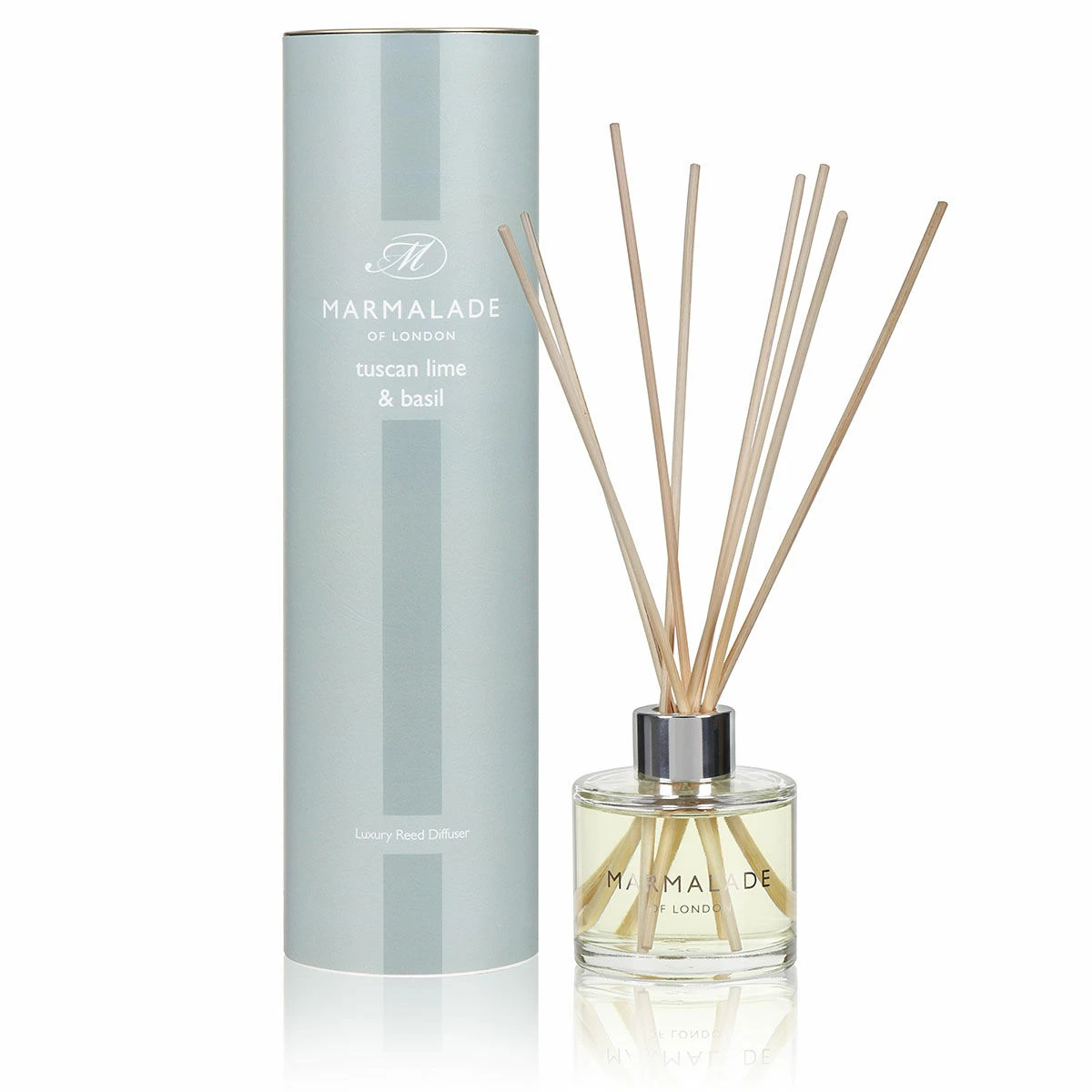 Marmalade Of London Tuscan Lime & Basil 100ml Reed Diffuser 1 Marmalade Of London Tuscan Lime & Basil 100ml Reed Diffuser
