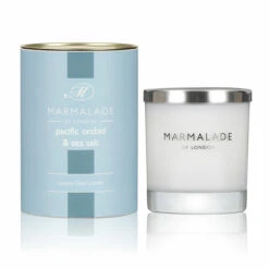 Marmalade Of London Pacific Orchid & Sea Salt 230g Luxury Glass Soy Candle