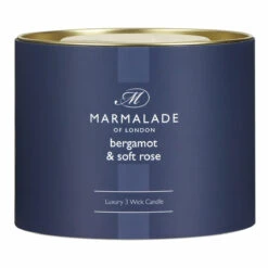 Marmalade Of London Bergamot & Soft Rose 400g 3 Wick Glass Soy Candle 14 Marmalade Of London Bergamot & Soft Rose 400g 3 Wick Glass Soy Candle -Yankee Candle Sales marmalade of london 12897 bergamot soft rose 400g 3 wick glass candle 4